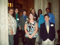 Lampkin, Hannah James, Daniel Wigley, Celeste Richard, Skye Austin, Trent Rogers, Gabby Causey, and Jay Kent Gates. Not pictured: Jordan McDaniel
