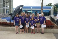L-R Angela Beam, Emily Smith, Linda Beam,Kristen Benefield, Jasmine Block, Sklyer Nichlos, Amanda Smith, Kailey Raye Barnett and Brenda Chisom.