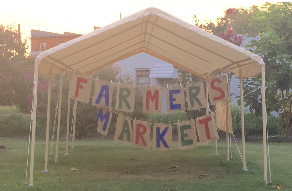 farmers market in the park