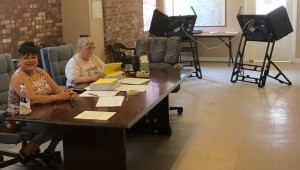 Stop in and say "hello" to the early voting staff. Trust me, they are bored and want your company.