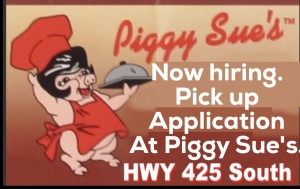  Piggy sues hiring 