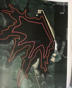 Lake Monticello edges at 10 & 20 foot draw down.