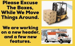 Please excuse the boxes