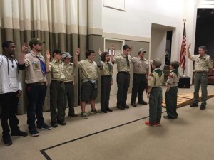 Crossover Ceremony with Troop 67