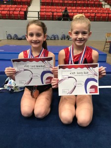 Level 2 Gymnasts: Lexi Bowman, Avery Hale