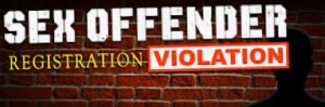 Sex offender registration violation