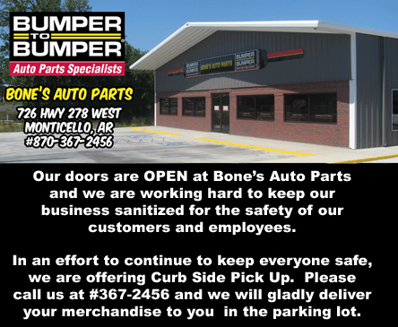 BonesAutoPartsWeAreOpen&CurbSidePickUp