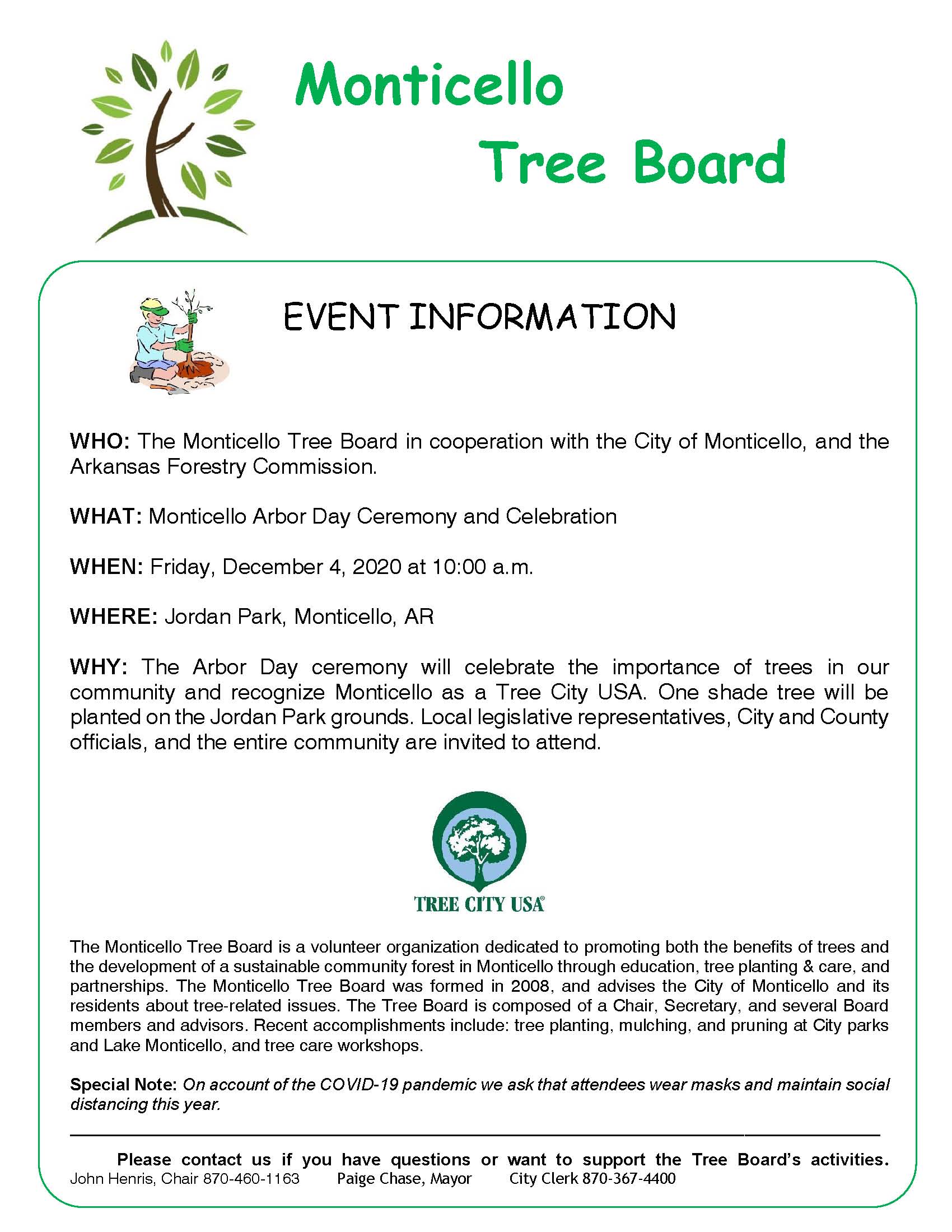 Monticello Arbor Day Announce 2020 Draft Revised 24 November