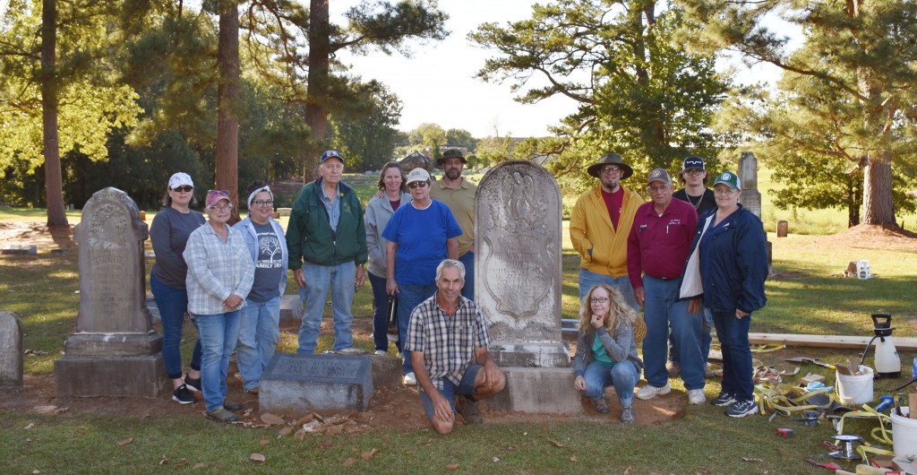 Arkansas Historic Preservation Program Cleans & Restored Graves At