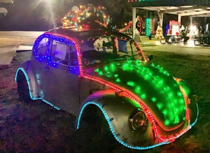 Volkswagen Christmas lights