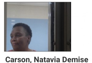 Carson, Natavia Demise