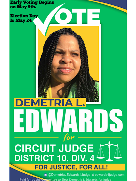 Elect Demetria L. Edwards for Circuit Judge