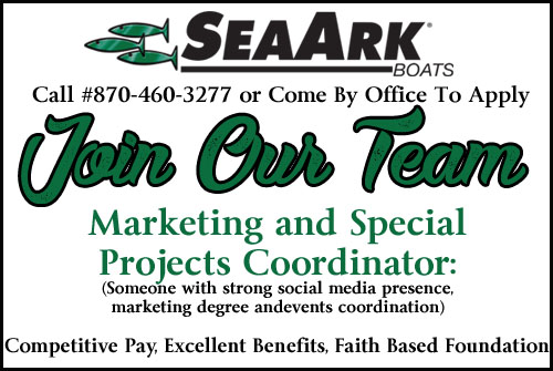 SeaArk Boats Looking For Marketing And Special Projects Coordinator