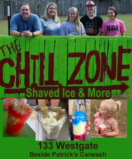 The Chill Zone of Monticello, Shaved Ice and More