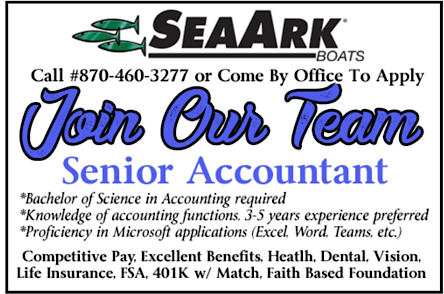 Seaark Boats Looking For Senior Accountant