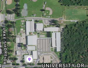 Drew central campus map