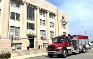 Firetruck courthouse