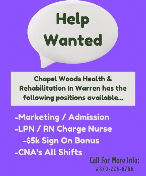 Chapel Woods Help Wanted Ad Oct2022