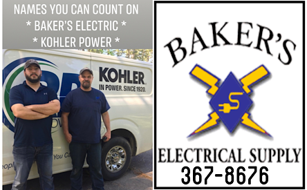 Bakers Electrical Supply & Kohler Generators