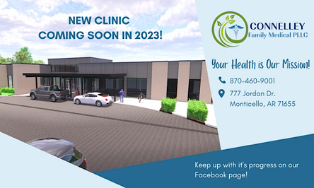 Connelley Family Medical, NEW CLINIC COMING SOON