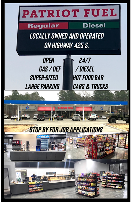 Patriot Truck Stop, Opening WEDNESDAY, 425 South
