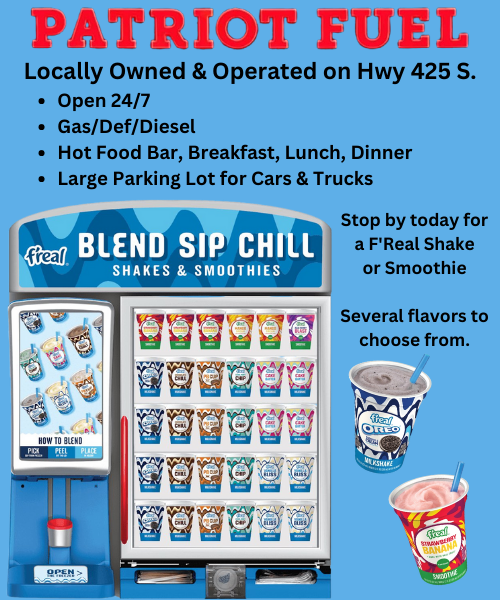 Blend, Sip, Chill, With F'Real At Patriot Fuel On Hwy 425 South In Monticello