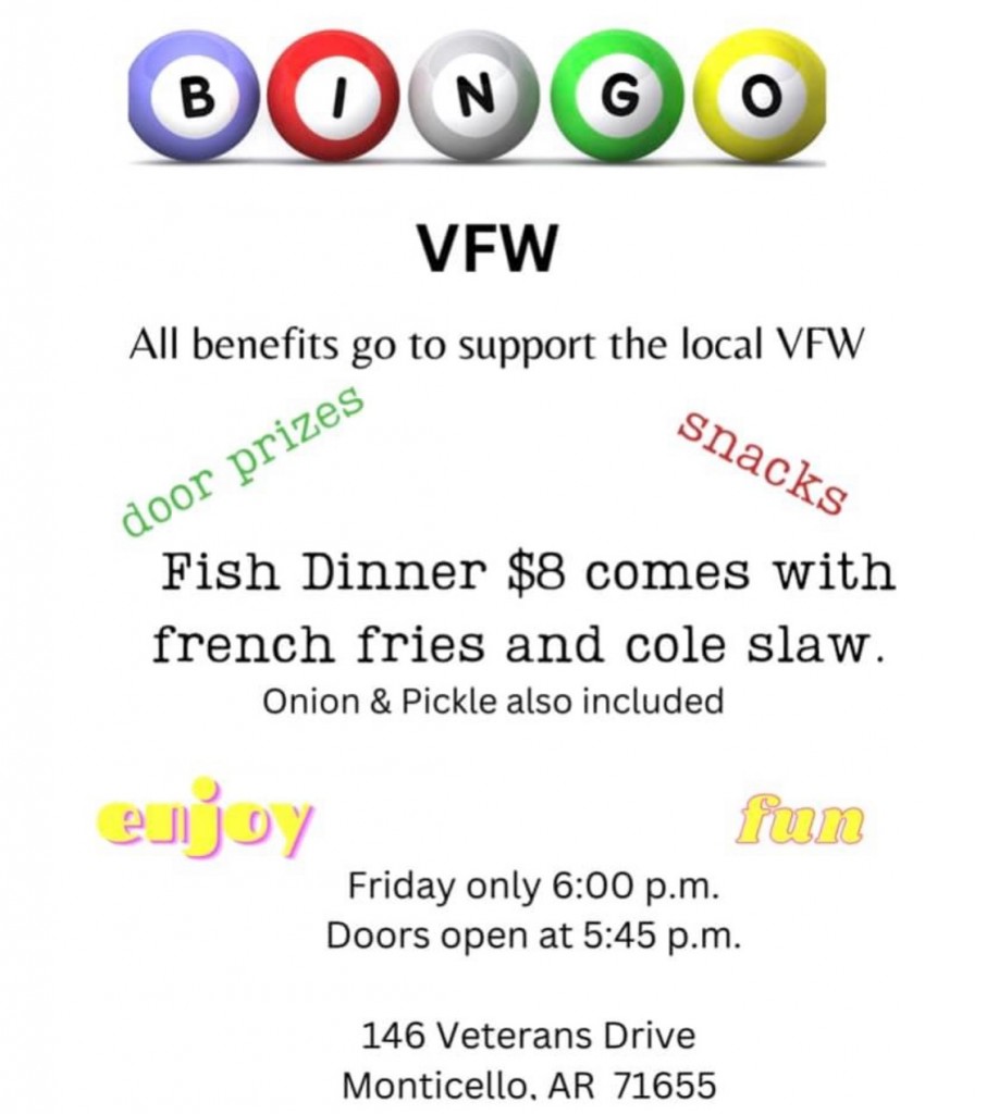 VFW Bingo, Tonight Monticello Live