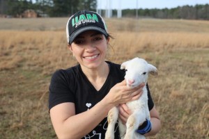 Animal Science Assistant Professor Maribel Nelson has volunteered to monitor this year's lambing season. So far, the 2nd year herd has delivered a dozen new lambs. 