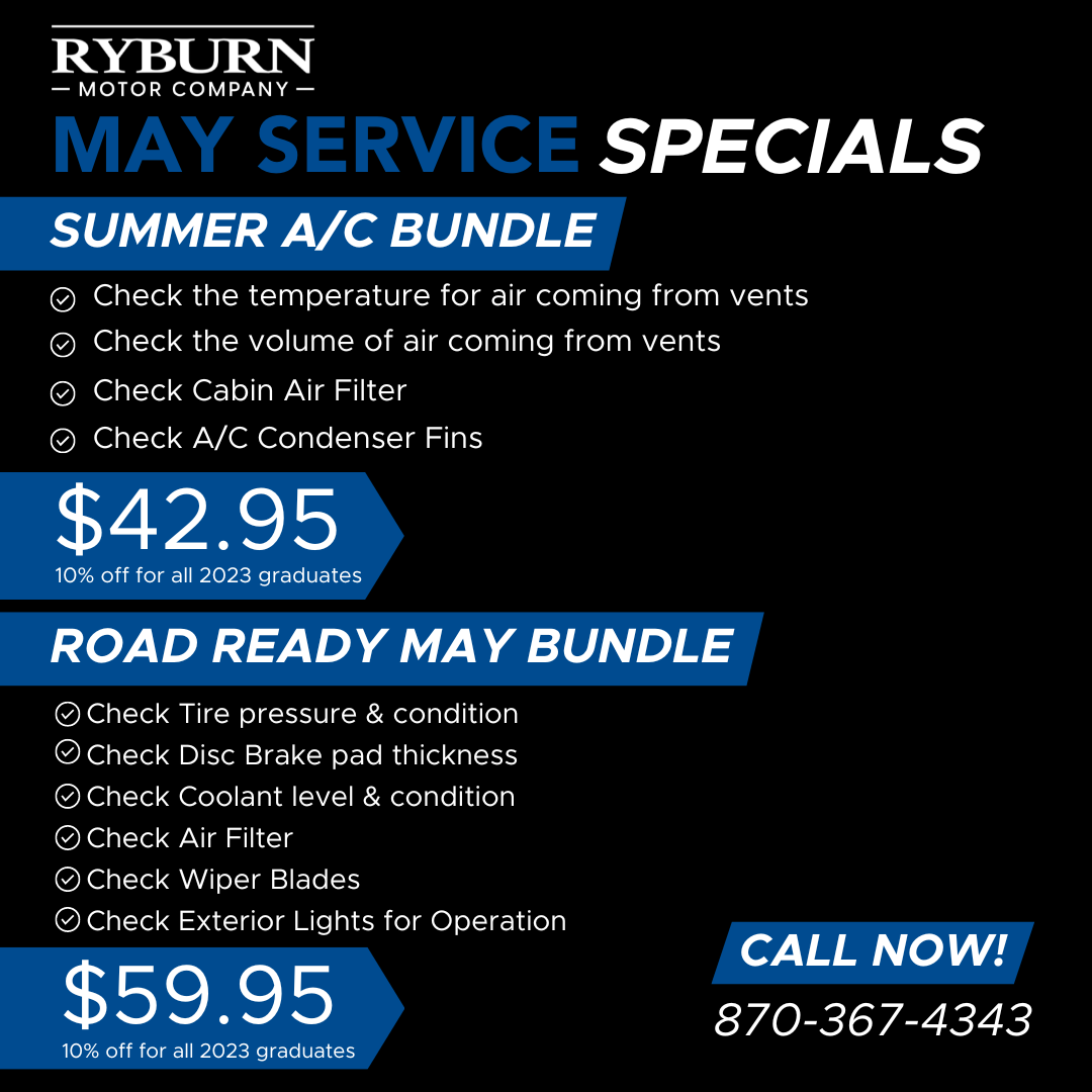 Ryburn May Service Specials 2023