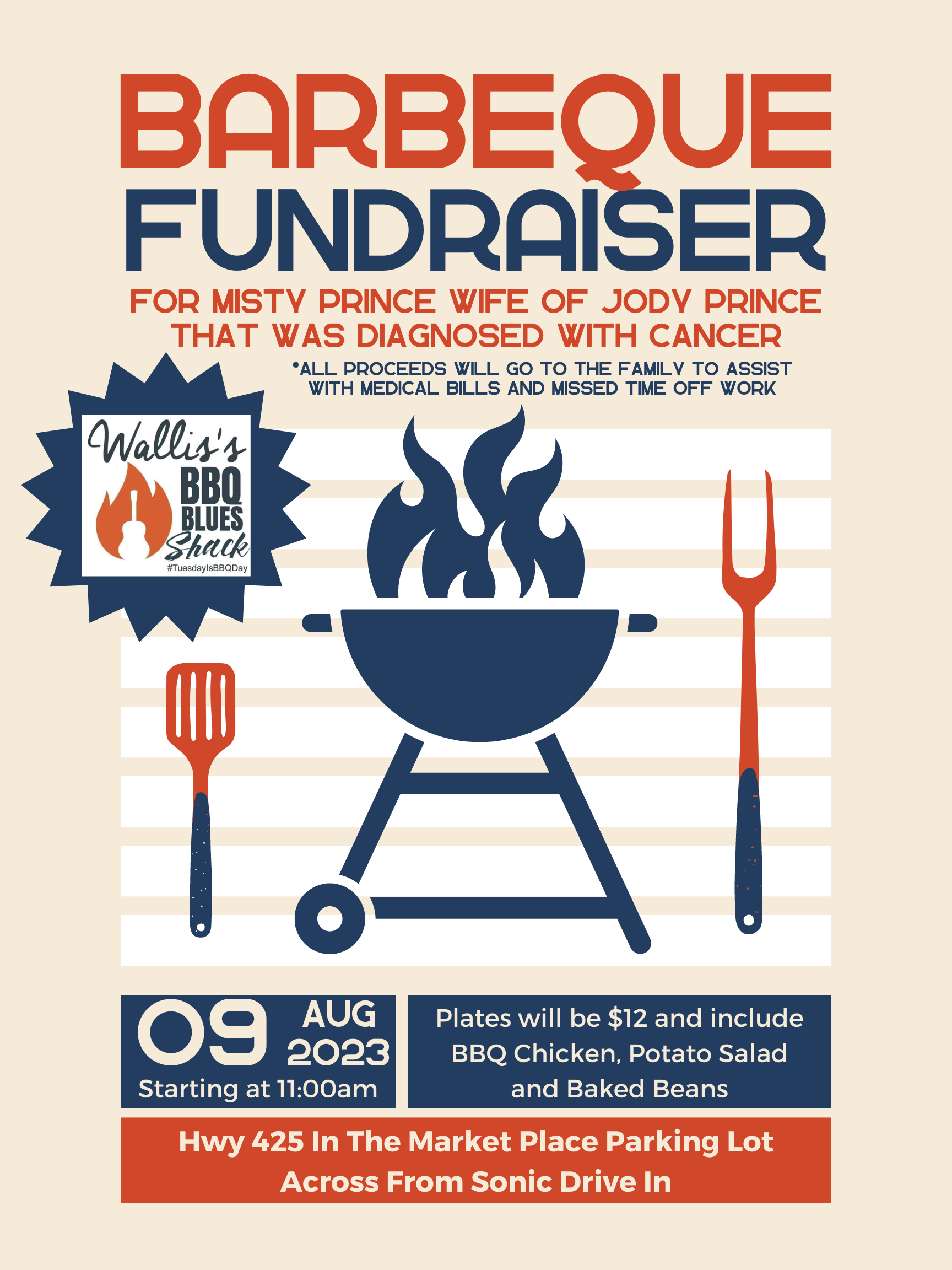 BBQ Fundraiser for Misty Prince