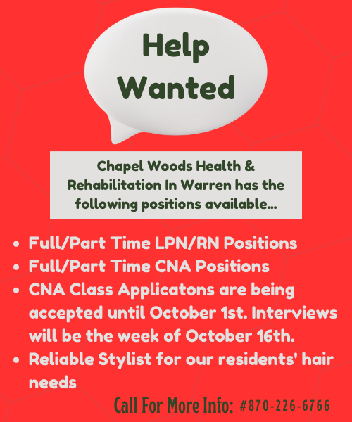 Copy of Chapel Woods Help Wanted Ad August 23 2023(500 × 600 px)