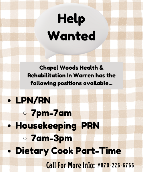 Chapel Woods Help Wanted Ad November 17, 2023(500 × 600 px)