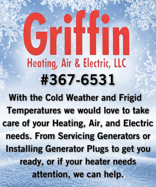 Griffen Heating & Air MonticelloLive Double Center Ad