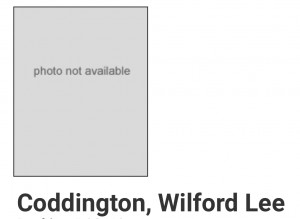 Coddington, Wilford Lee