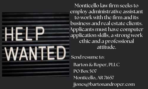Barton & Roper PLLC Help Wanted (2)